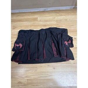 Women's Verillas Gothic Mini Skirt Kilt Size 3XL  Adjustable Waist